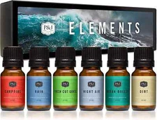 P&J Trading Fragrance Oil Elements Set | Campfire, Night Air, Ocean Breeze, Dirt