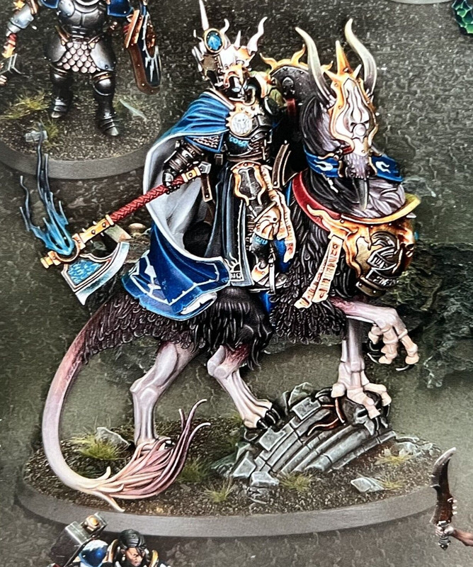 Warhammer Age of Sigmar Skaventide Lord-Vigilant on Gryp Stormcast Eternals AoS