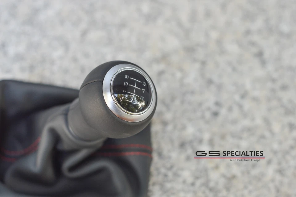 Audi A5 8T botão de câmbio de marchas ORIGINAL VERMELHO bota manual audi A4 B8 - 6 velocidades bastão - Imagem 3 de 4