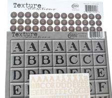 Alphabet Letters Stickers Lot Of 3 Sheets Crafts Scrapbook Sm. Lg. Retro New