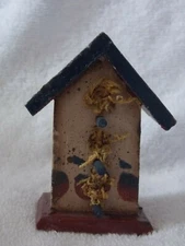 1998 Fabri Centers Of America Americana Collection Mini Birdhouse Figurine
