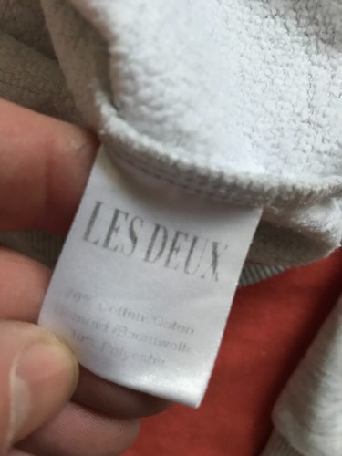 LES DEUXS COPENHAGUE DENMARK MEN'S SWEATSHIRT GRAY XL SIZE EU - Picture 5 of 13