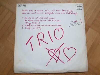Trio - Da da da ich lieb dich nicht du liebst mich nicht aha 12'' Vinyl Germany