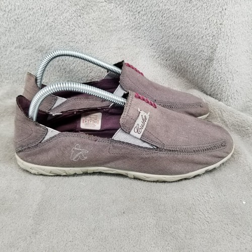 Cushe Shoes Womens 9 Gray Metallic Canvas Slip On Convertible Crashback Sneakers - Picture 7 of 14