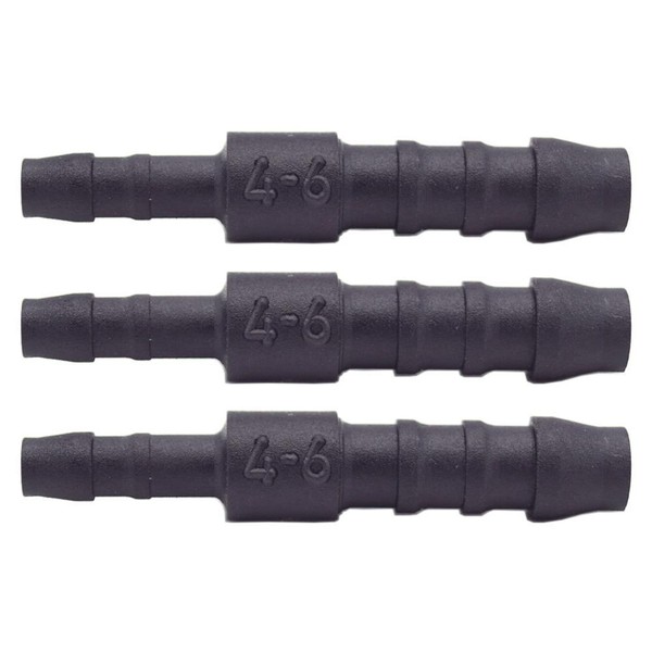 3 X You.S Schlauchverbinder Verbinder RGV Ø 6Mm 4Mm - Gerade Form - Reduzierer-image