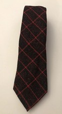 Red And Black Checkered Tie. New With Tags.