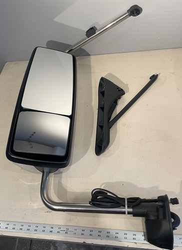 INTERNATIONAL NAVISTAR 3618472C94 PROSTAR LONESTAR LH DRIVER MIRROR ASSEMBLY - Picture 4 of 6