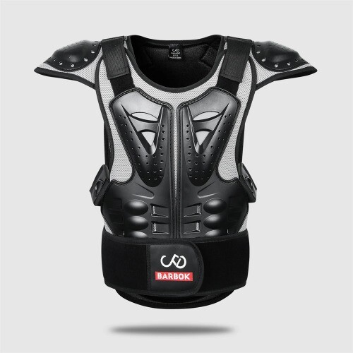 E Children's Armor Jacket Spine Chest Protection Equipment Skateboard Jacket - Picture 8 of 26