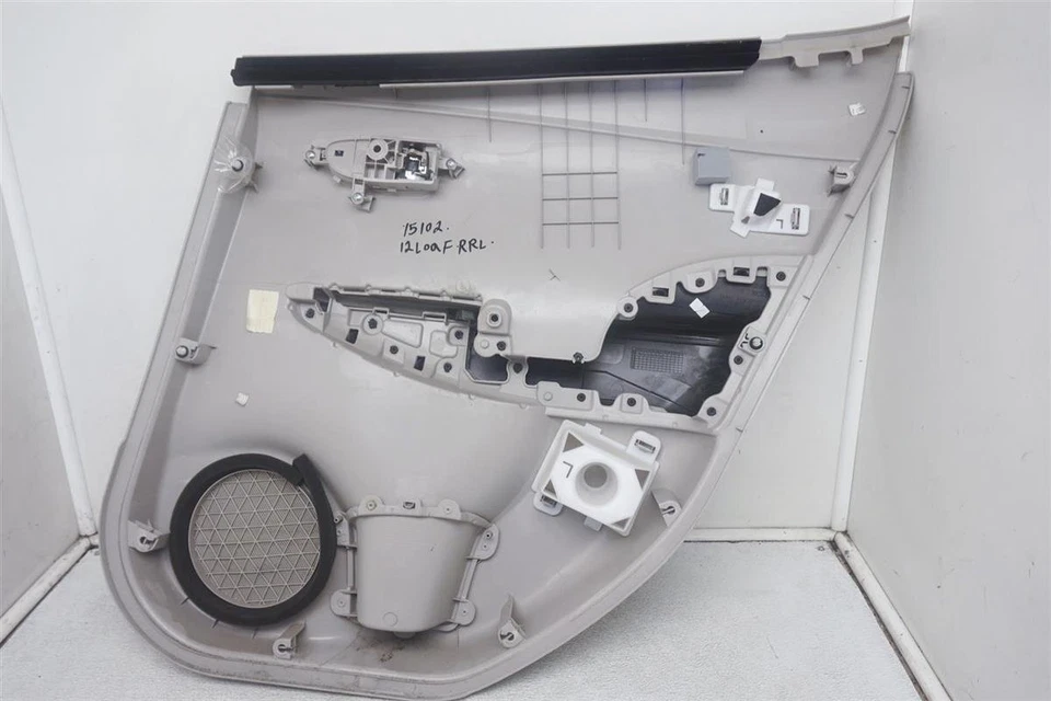 2011-2012 Nissan Leaf Htbk 4Dr Rear Driver Interior Door Trim Liner Panel Tan - Image 2 of 4