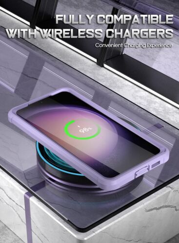 For Samsung Galaxy S23 Plus Case Poetic Built-in Screen Shockproof Cover Purple - Picture 3 of 7