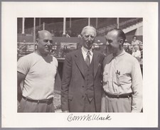 Connie Mack Signed Autographed 8x10 Vintage Photo Bold Signature PSA/DNA