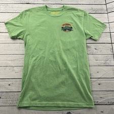 Two Roads Brewing Co Lil' Heaven IPA Short Sleeve T Shirt Men's Small Green