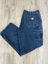 Carhartt FR Fire Resistant CAT 2 NFPA 2112 42x32 Denim Jeans Mens Work Carpenter