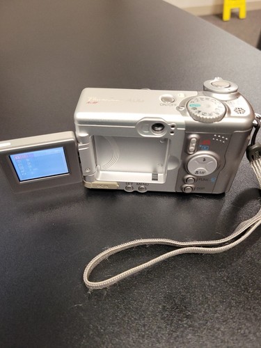 Canon PowerShot A80 AiAF Camera 4.0 MP Silver w/ Bag, USB Cable, Mem Card *Read* - Picture 9 of 20