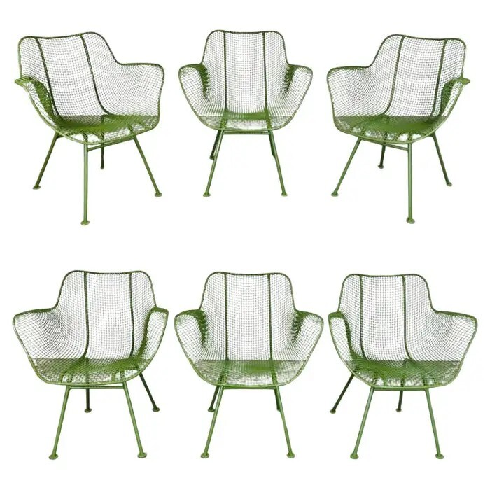 Woodard Sculptura Russell Woodard Patio Set LOW 'SCULPTURA' SIDE