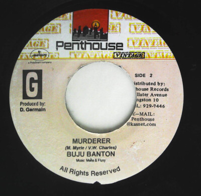 Buju Banton - Murderer / G+ / 7