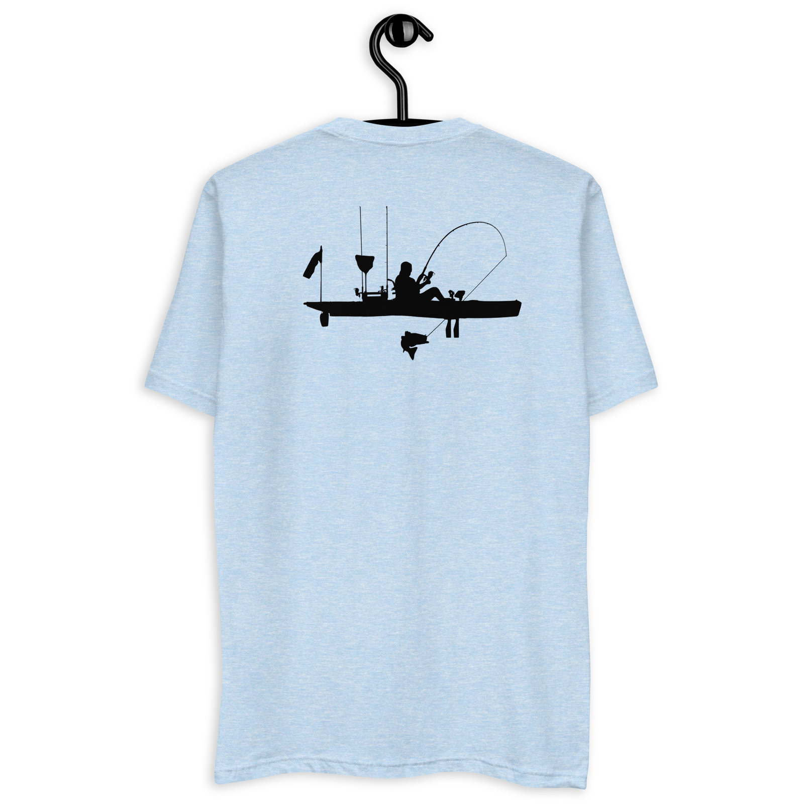 Short Sleeve T-shirt Depicting Hobie Mirage Outback 180
