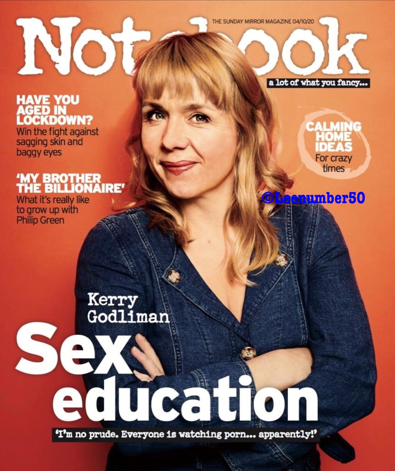 Notebook Magazine Kerry Godliman Chizzy Akudolu Keith Lemon 4-10-20 Issue-image