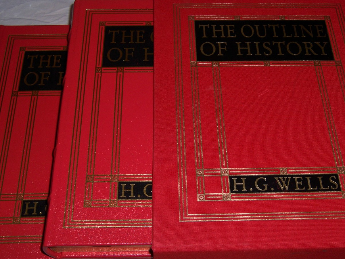 Easton Press WELLS' THE OUTLINE OF HISTORY vols Deluxe Limited Ed