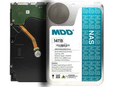 MDD 14TB 7200RPM 256MB Cache SATA 6.0Gb/s 3.5in NAS Hard Drive - 3 Year Warranty