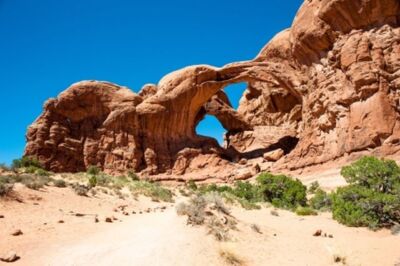Wandbild: Double Arch, Arches-Nationalpark, Moab, Utah, USA (13696920)