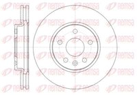 Remsa 2X Bremsscheibe Vorne Ø276 Mm BelüFtet FüR Opel Astra J P10 2.0 Cdti 1.7