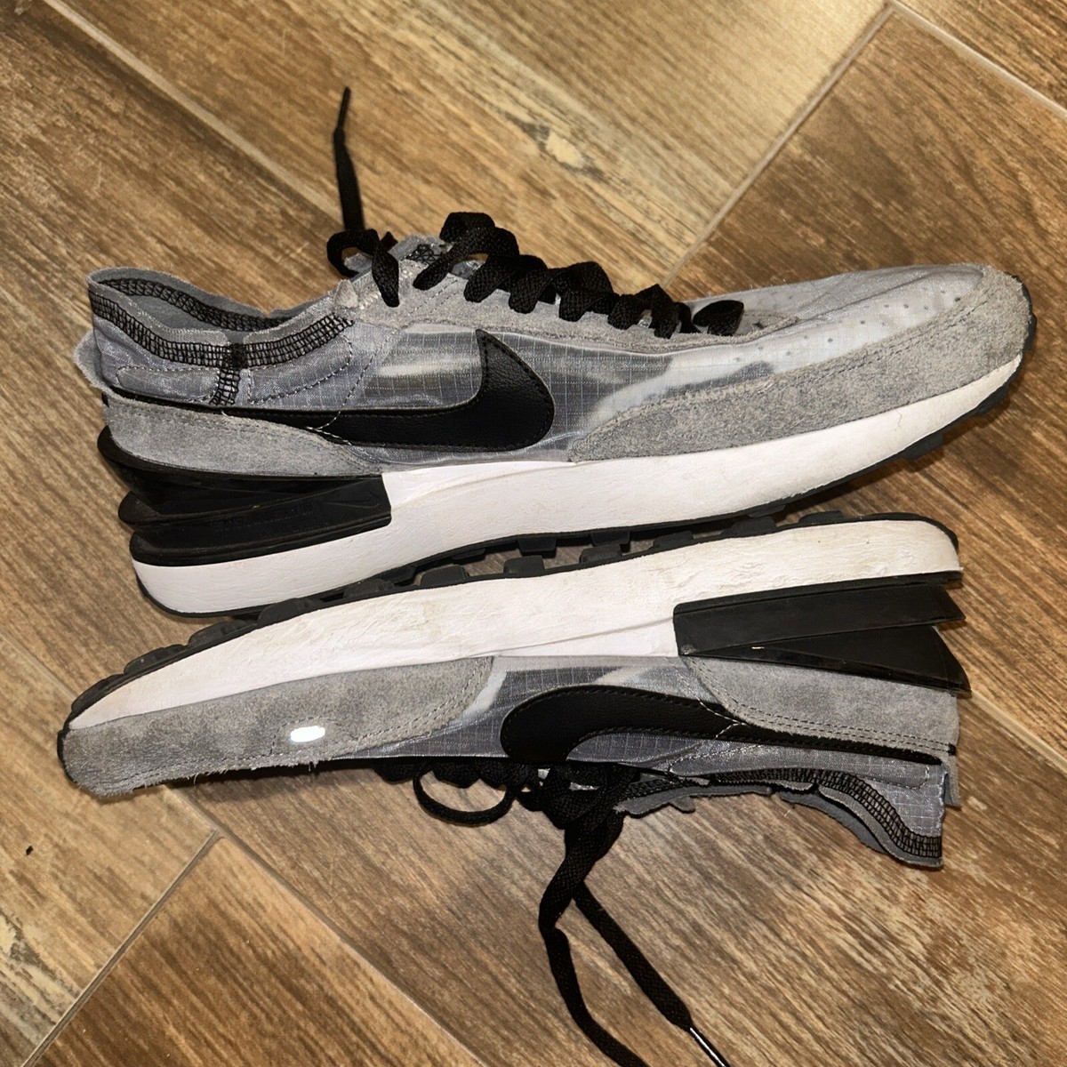 nike waffle one cool grey