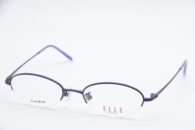 NEW ELLE PARIS EL25905E COLOR-BL BLUE AUTHENTIC EYEGLASSES FRAMES 48-18