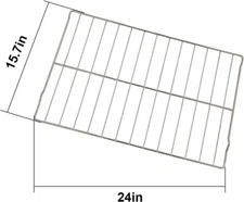 Oven Rack for Whirlpool Range 24x15.7 W10256908 Chrome Finish