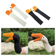 Long Gloves Decorative Portable Novelty Fun Swan Shaped for Climbing Trekking