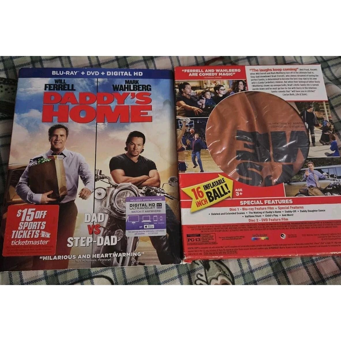Daddy's Home Blu-ray + DVD + 16