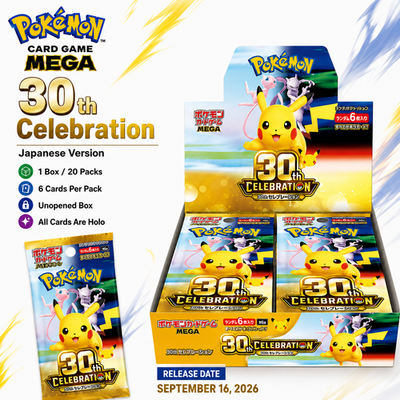 Pokemon Card Game Japanese 2026 MEGA 30th Celebration Booster Box