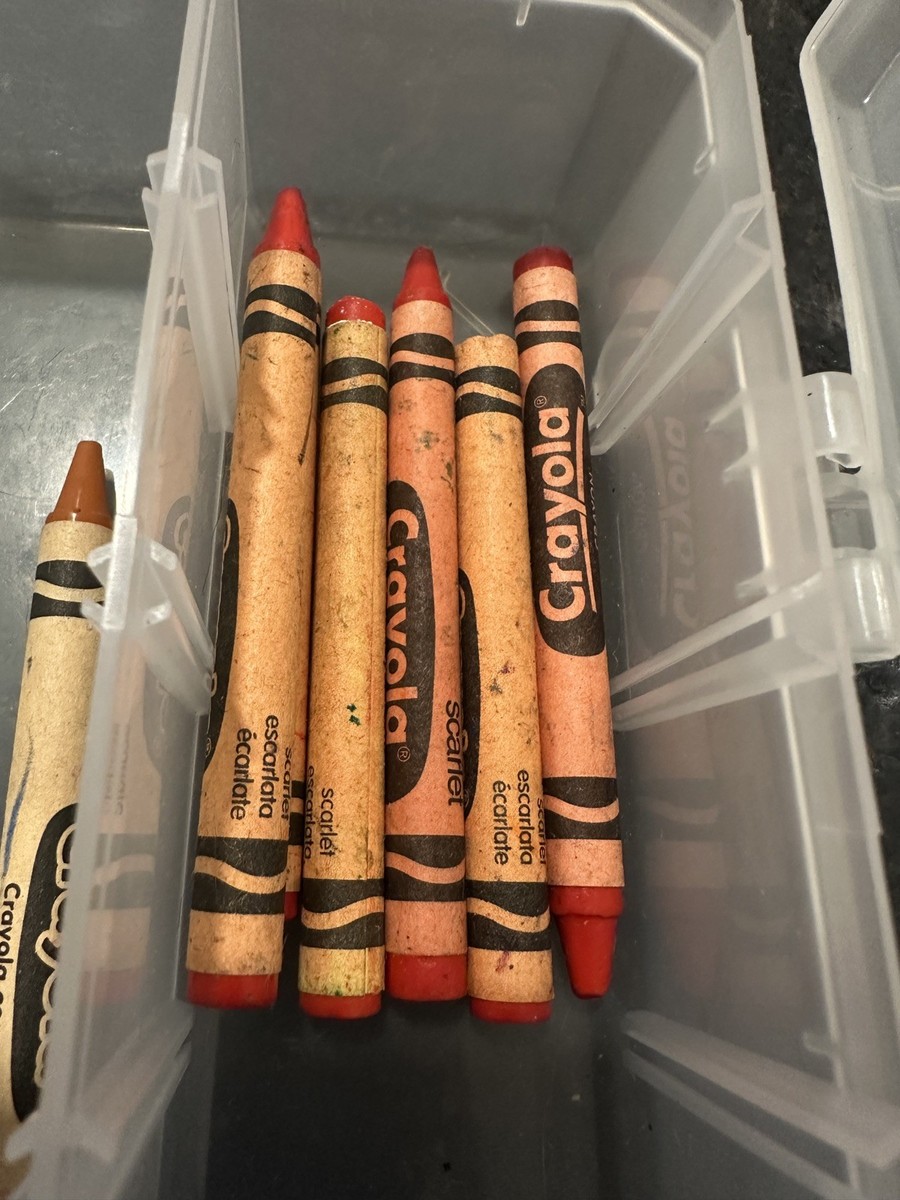 Crayolaクレヨン プロモーション品　赤色 vintage Vintage Retired Crayola Crayon Scarlet Made In USA | eBay