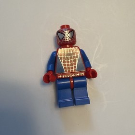 LEGO Spider-Man 1 Tobey Maguire Minifigure spd001 Silver Webbing From 4851 4852