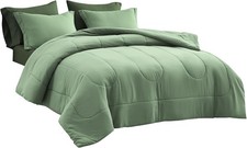 Full Size Comforter Set 7 Pieces Bed in a Bag - Down Alternative Bed Set