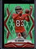 2025 Panini Phoenix Tez Johnson RC Lime Green Mojo Rookie #/75 Buccaneers