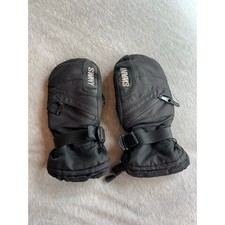 Swany Youth medium 7-8 black ski snowboard winter snow mittens warm