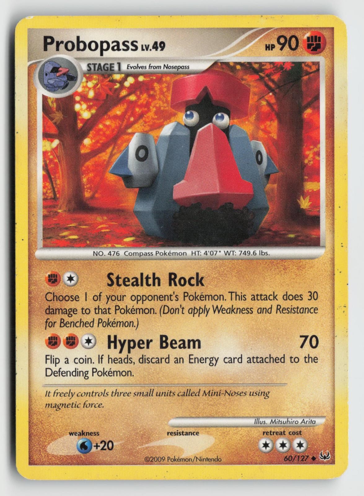 Pokemon TCG Probopass 60/127 Uncommon Platinum HP