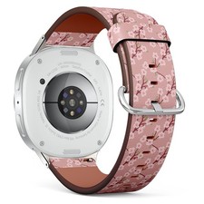 Cherry Blossoms Branches Vegan Leather Watch Band 40/44/46mm