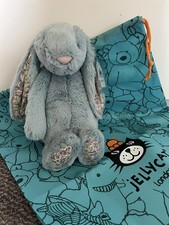 Blossom Aqua Bunny - Medium Jellycat | Jelly Journal
