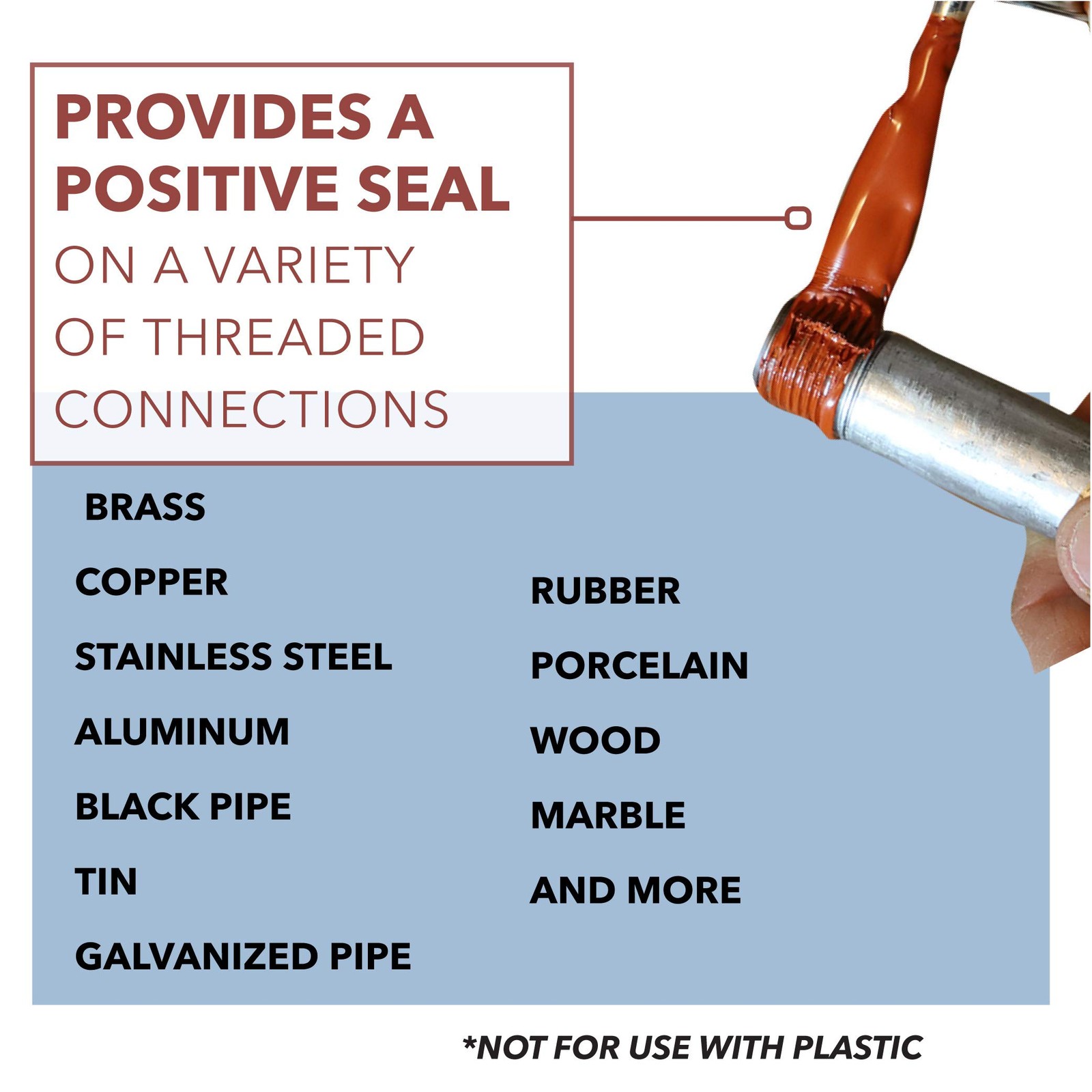 Gasoila Hard-Setting Permanent Thread Sealant, Fast-Drying Red Varnish Sealan...