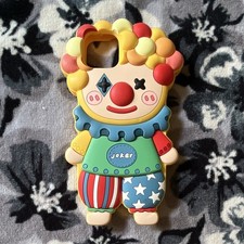 YBE 3D Clown Circus Cartoon Multicolor Silicone Case for iPhone 13/14