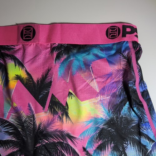 PSD Girls Size Small " Boys Shorts" Palm Trees Pink Miami Theme - Picture 4 of 11