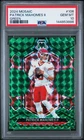 2024 Panini Mosaic Patrick Mahomes #106 Green PSA 10 Kansas City Chiefs