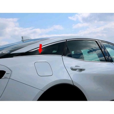 New For Toyota Crown 2023-2026 Chrome Rear Window Sill Trim Molding Cover trim*2