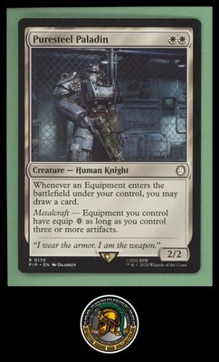 Universes Beyond: Fallout #170 Puresteel Paladin