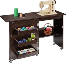 Folding Sewing Machine Table, Compact Craft S...