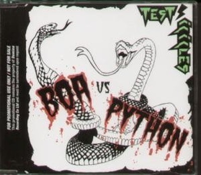 Test-Icicles Boa Vs Python CD UK Domino 2005 Promo B/W Tanzen Auf Pegs In