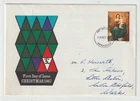 18/10/1967 UK GB FDC - Christmas 1967 (4d) - Birmingham FDI Postmark