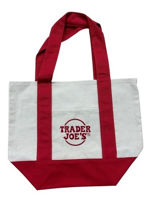 Original Trader Joe's Mini Tote Bag Reusable Christmas Limited Edition 1 Piece
